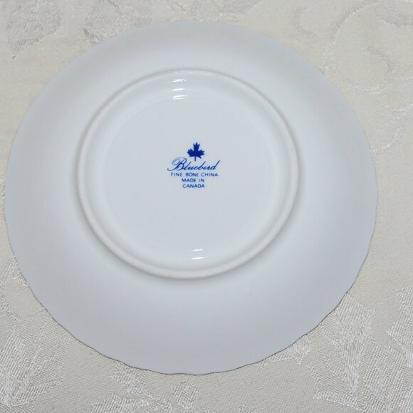 Mismatched Christmas Poinsettia Teacup Set | Bluebird | Crown Regent - Picture 8 of 13